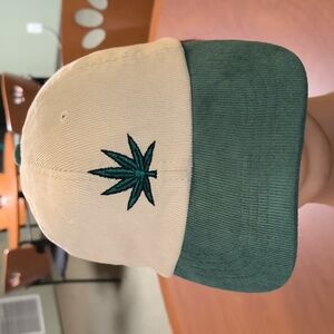 Cannadip Embroidered Logo Corduroy Strapback Hat Cap OSFM